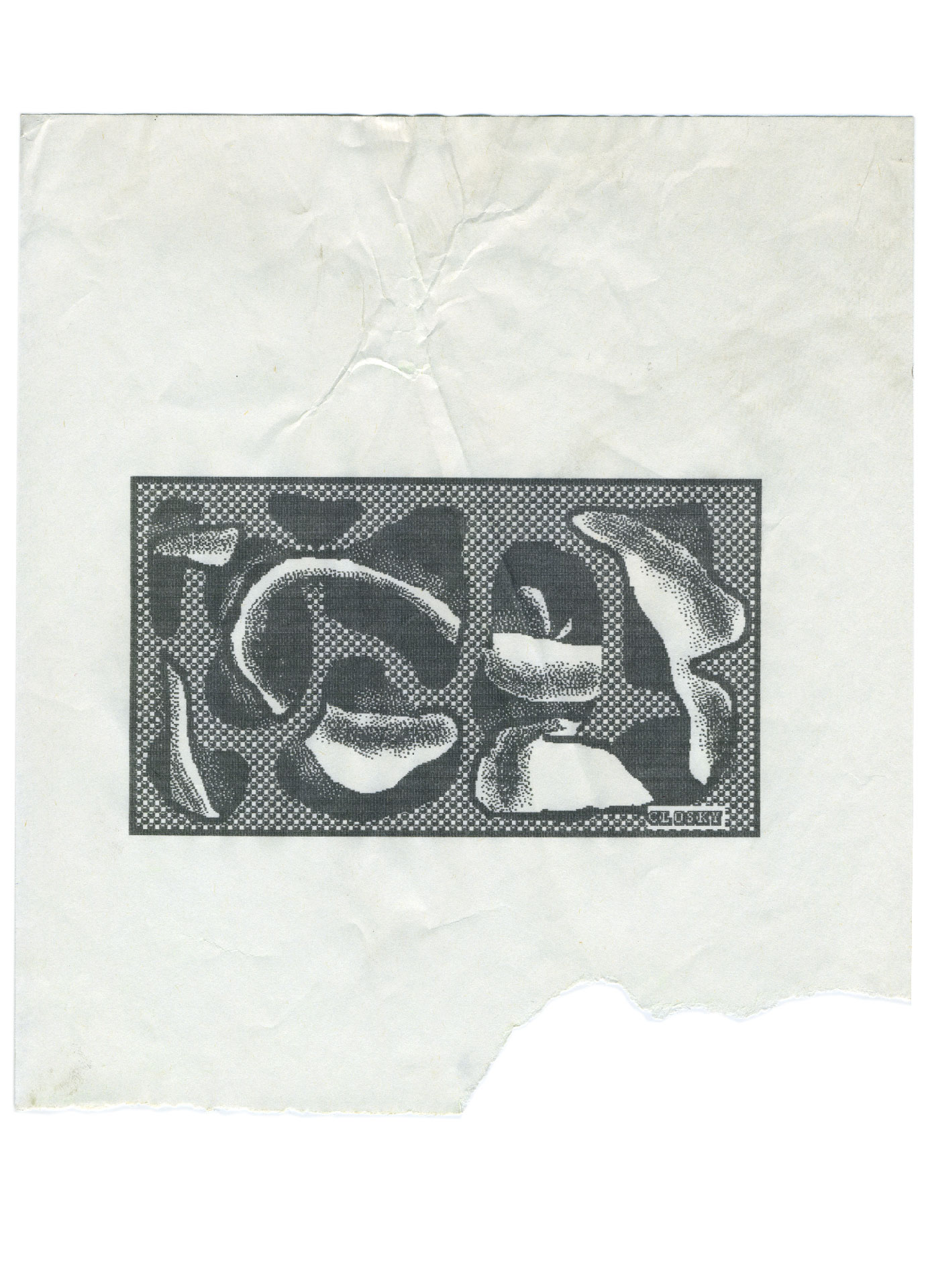 Claude Closky, ‘Untitled,’ 1984, computer drawing, 29,7 x 21 cm.
